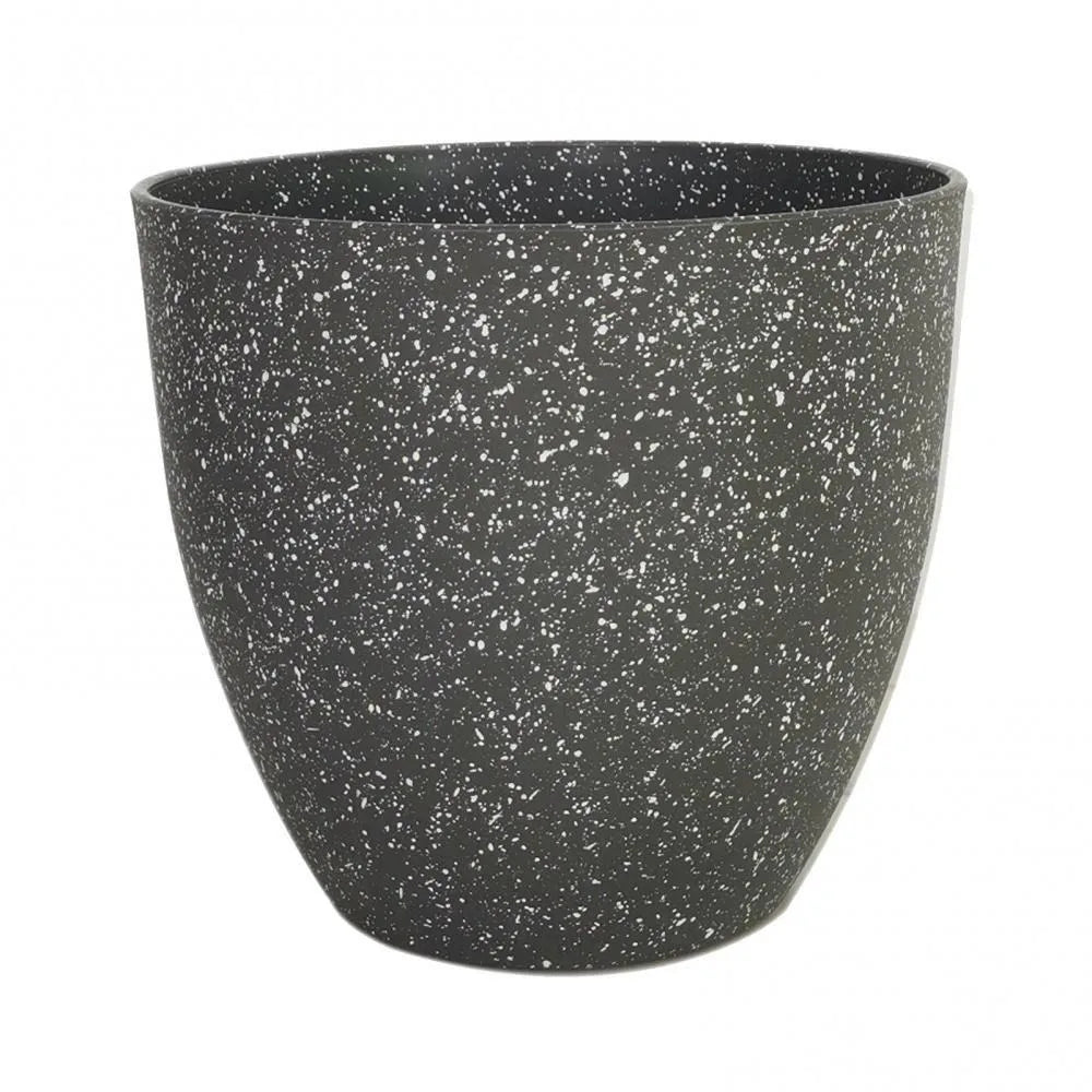 Frosted stone-effect planter product view 8