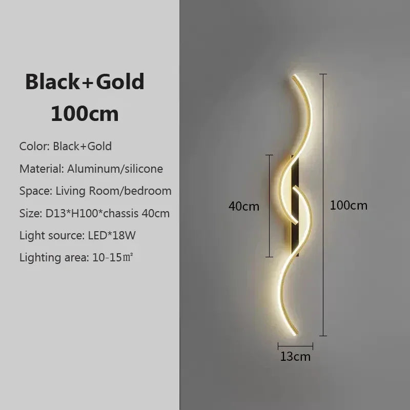 Minimalist LED wall sconce product view 4