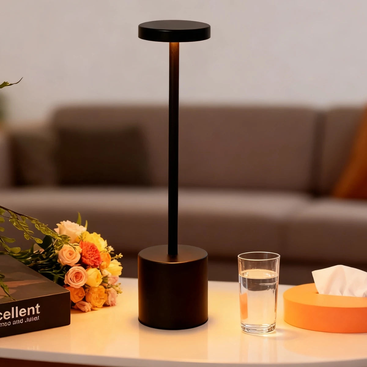 Rechargeable touch desk lamp product view 3