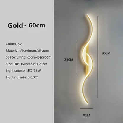 Minimalist LED wall sconce product view 1