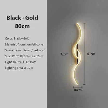 Minimalist LED wall sconce product view 2