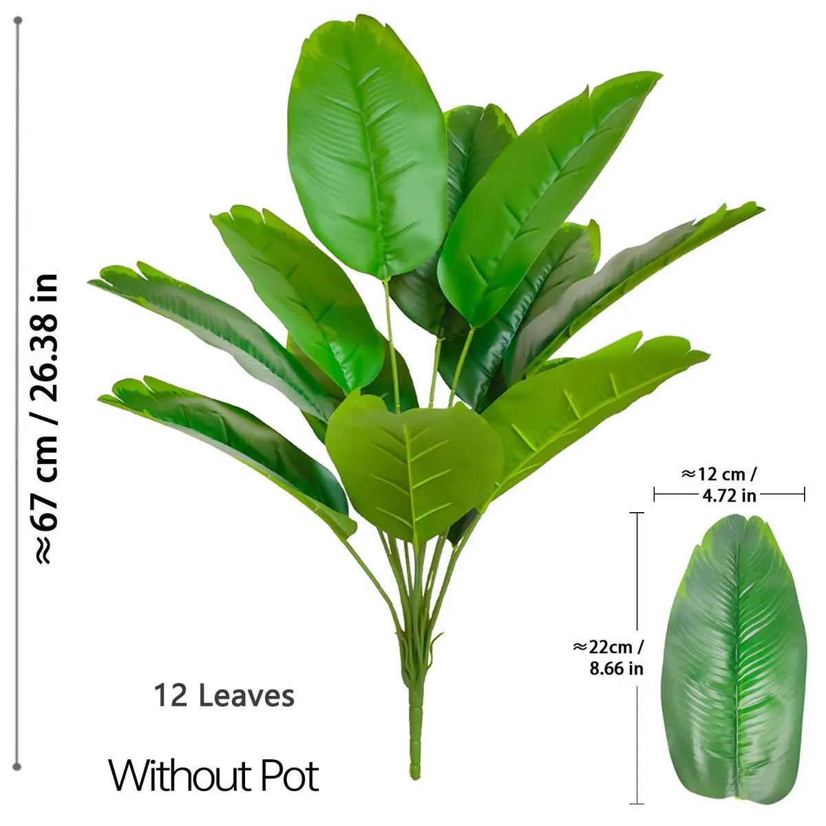 Artificial Bird of Paradise plant product view 6