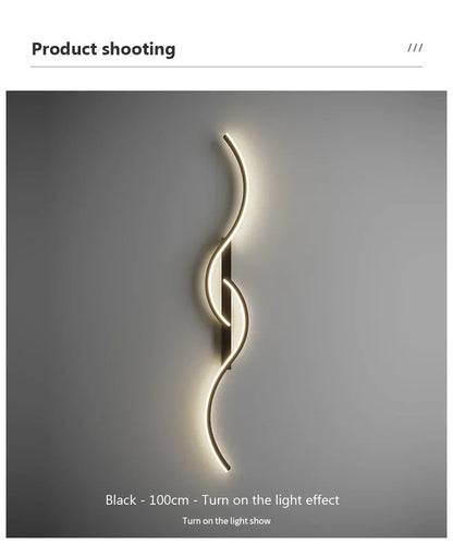 Minimalist LED wall sconce product view 5