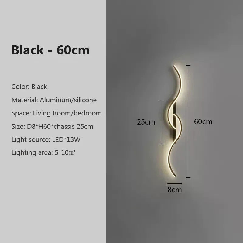 Minimalist LED wall sconce product view 6