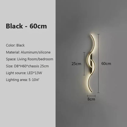 Minimalist LED wall sconce product view 6