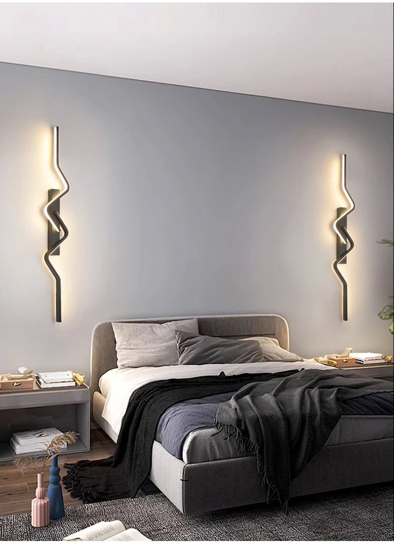 Linear LED wall light product view 1