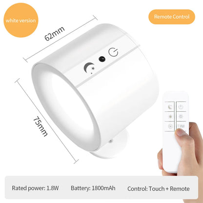 Rechargeable LED wall sconce product view 3