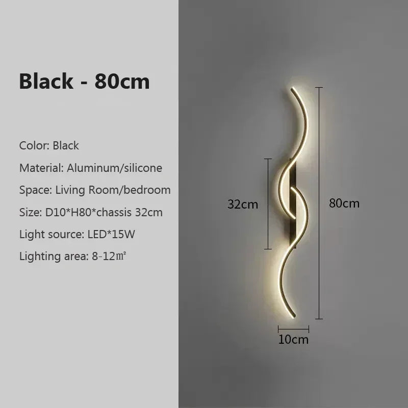 Minimalist LED wall sconce product view 10