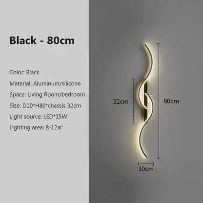 Minimalist LED wall sconce product view 10