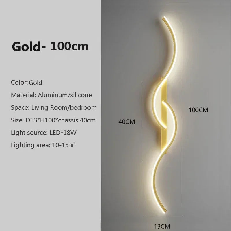 Minimalist LED wall sconce product view 8