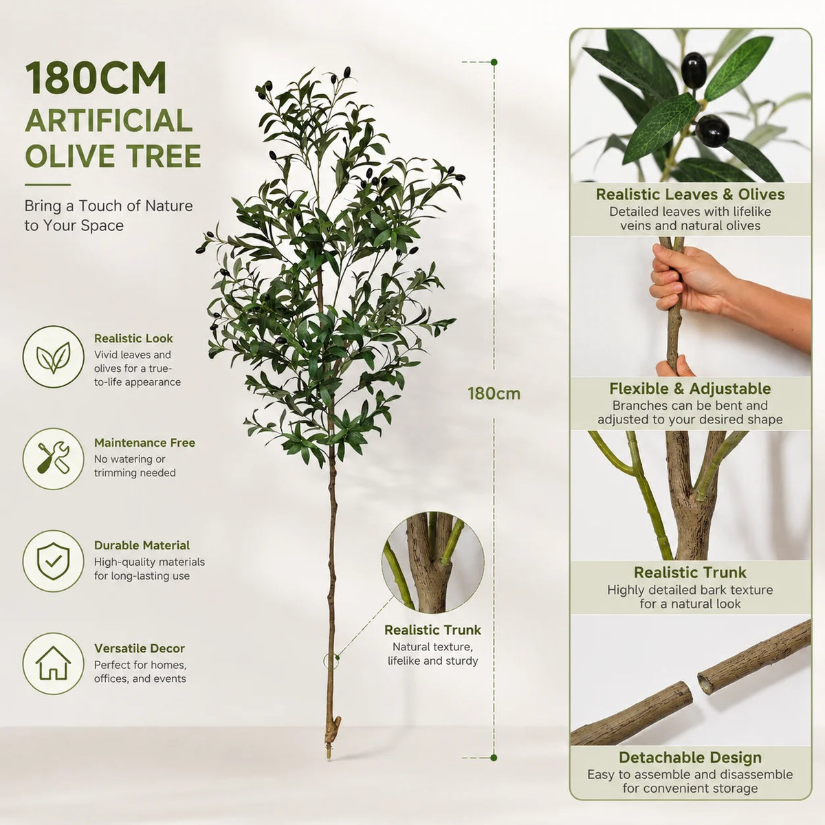 Artificial olive tree alternate product view 2