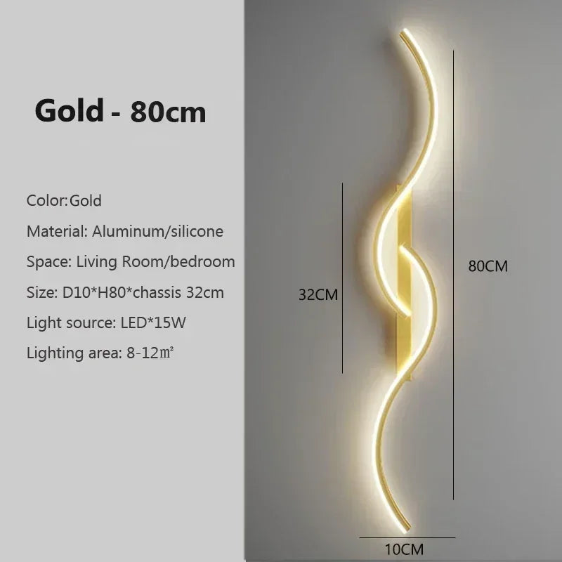 Minimalist LED wall sconce product view 9