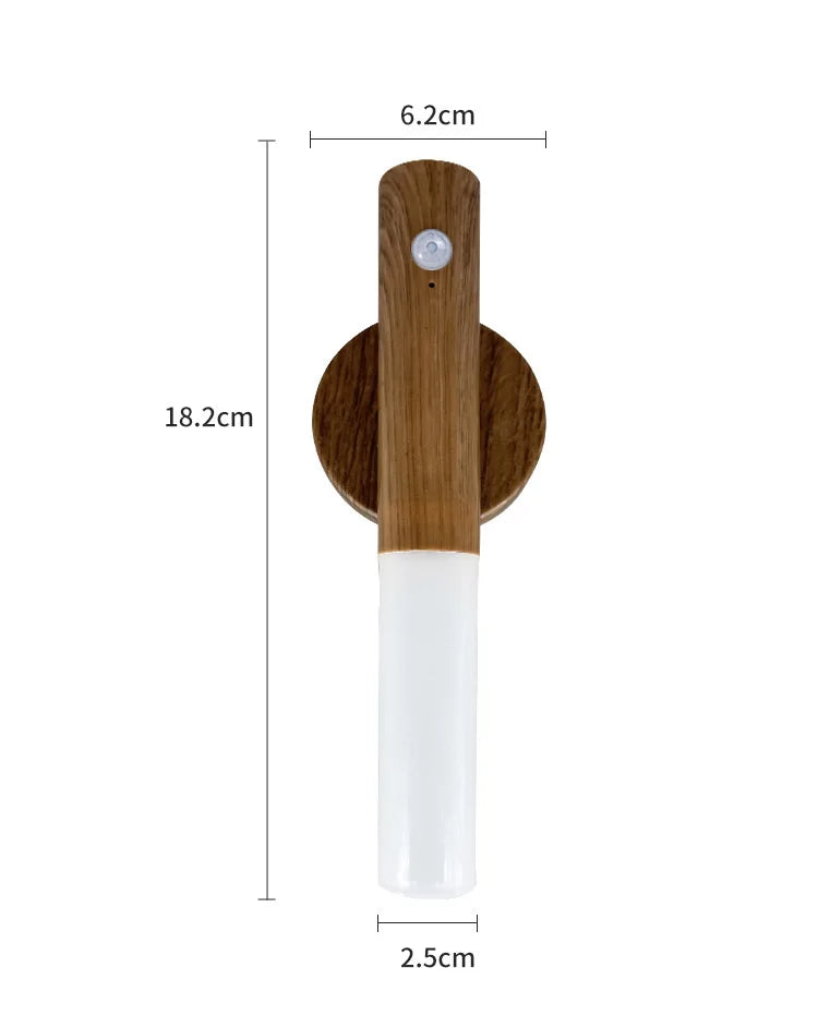 Rechargeable motion sensor LED night light product view 2