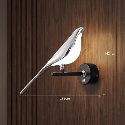 Nordic bird LED wall lamp additional product view 2