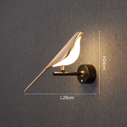 Nordic bird LED wall lamp additional product view 3