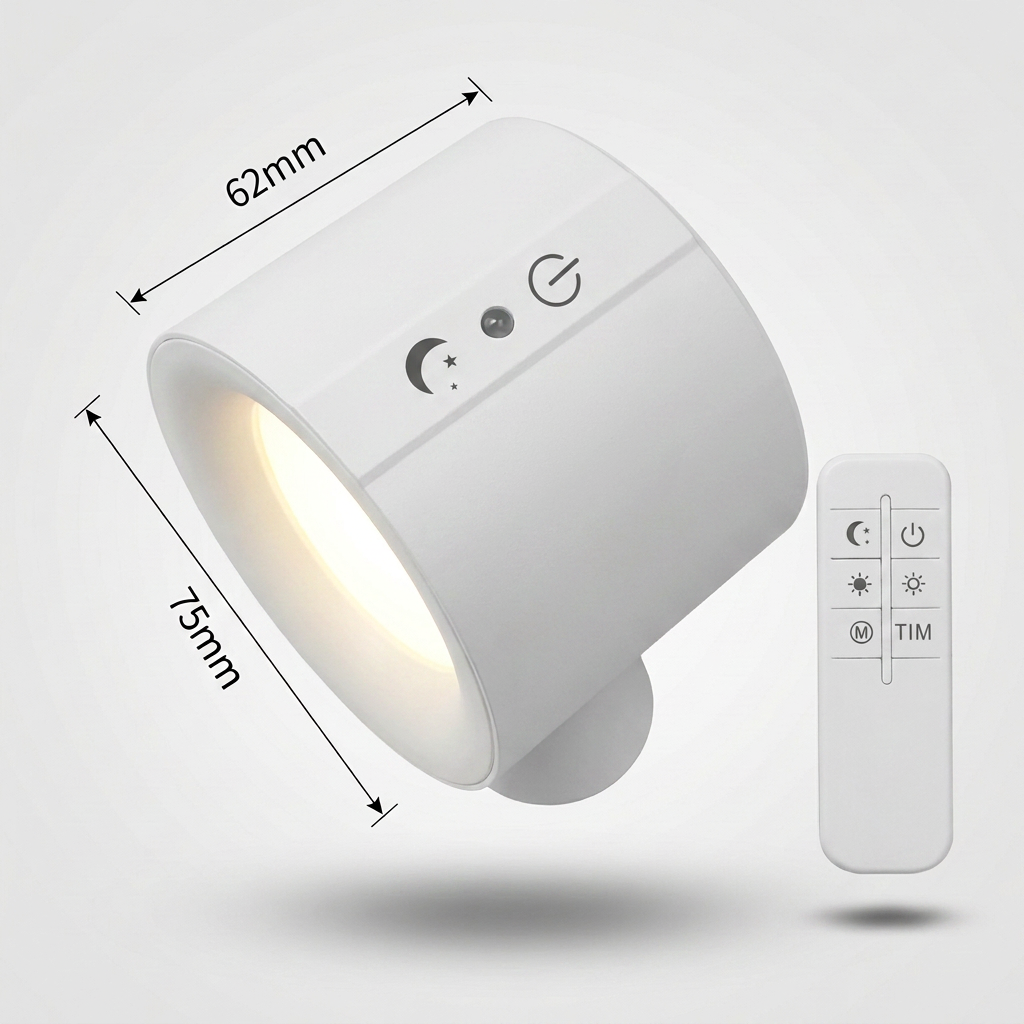 Rechargeable LED wall sconce additional product view 1