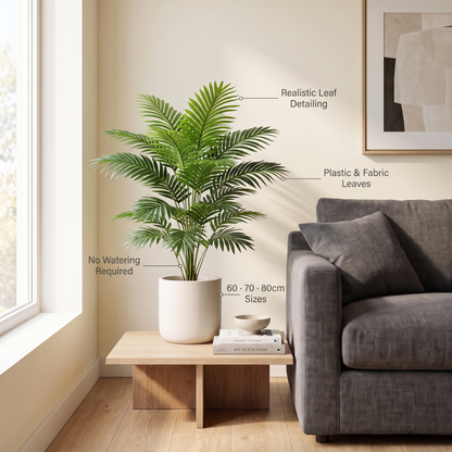 Artificial palm plant benefits