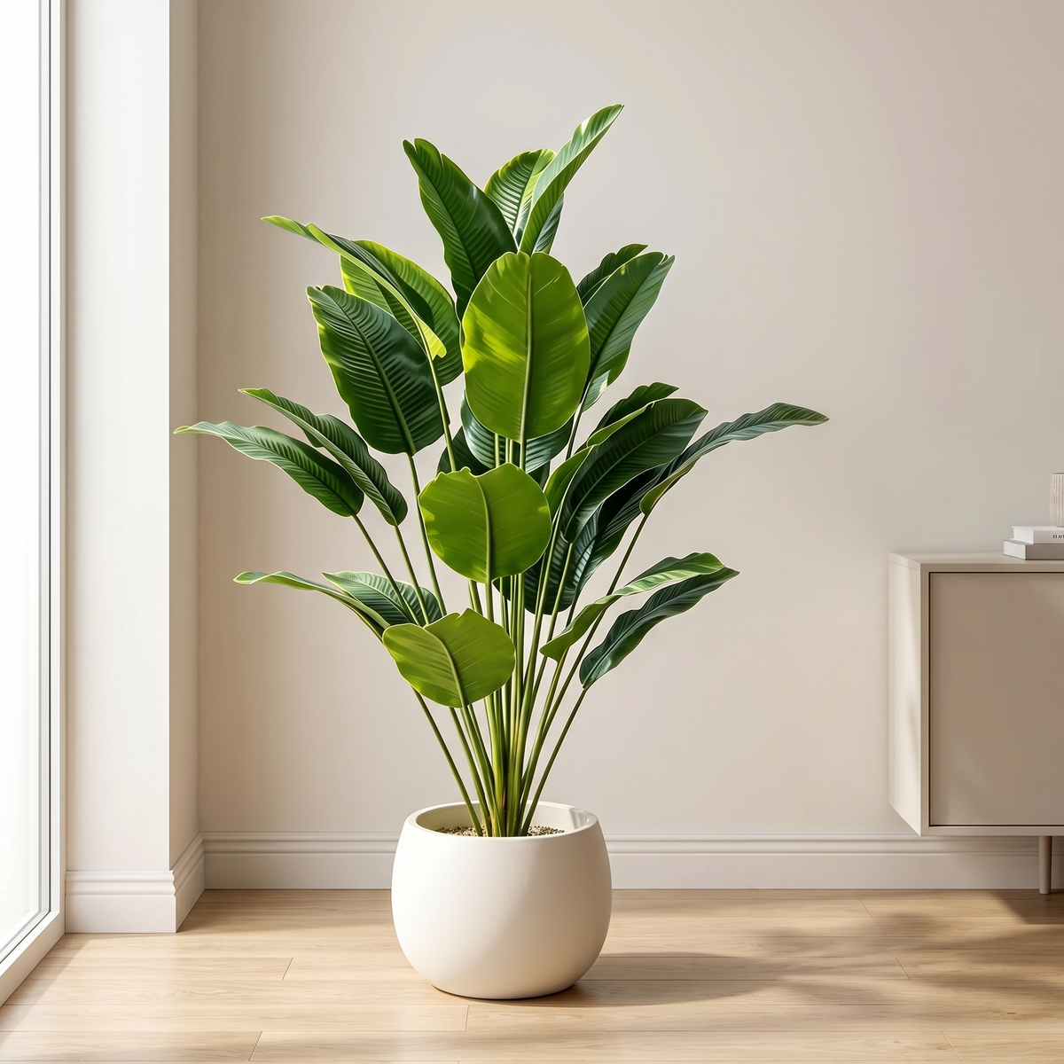 Artificial Bird of Paradise 107cm 18-leaf variant