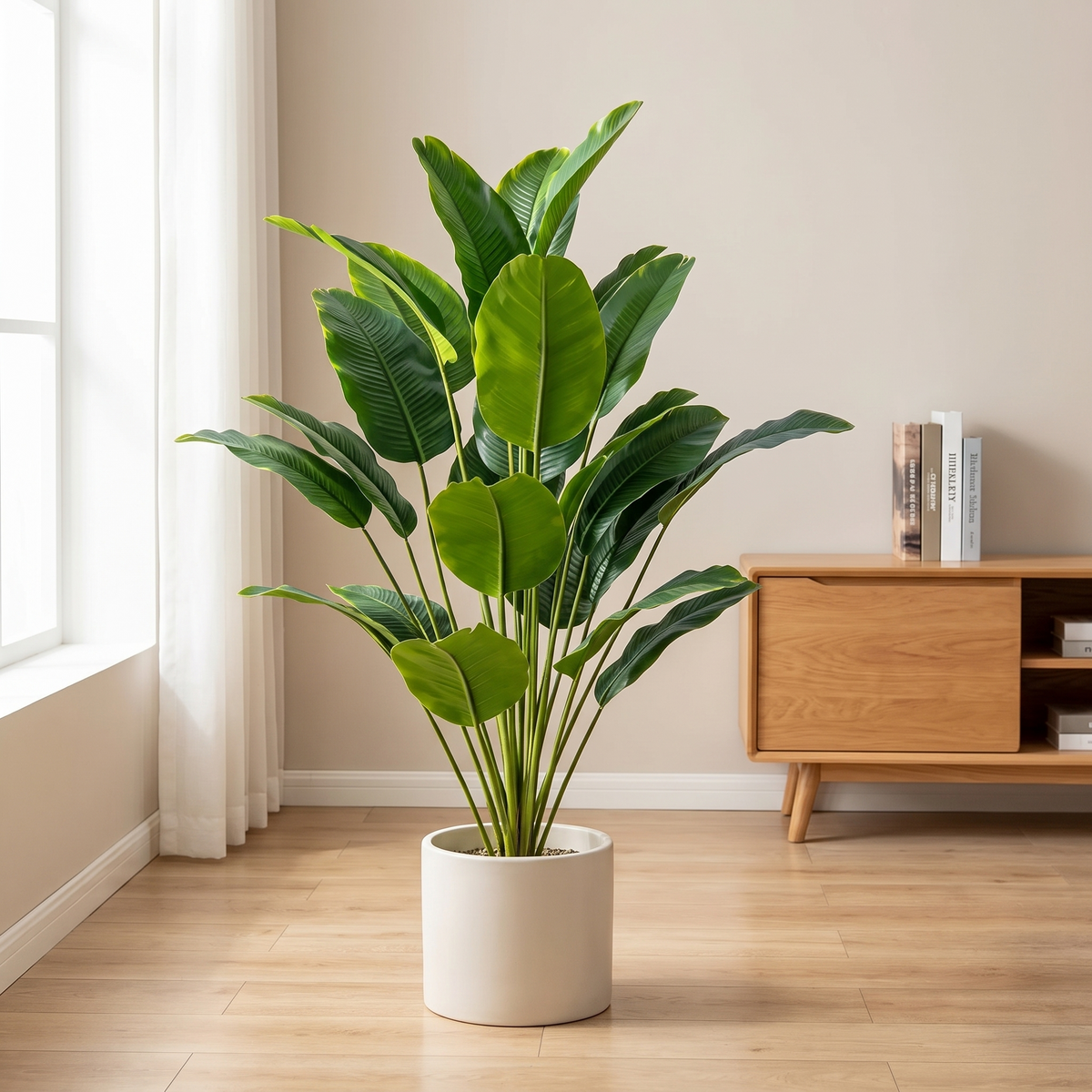 Artificial Bird of Paradise 67cm 12-leaf variant