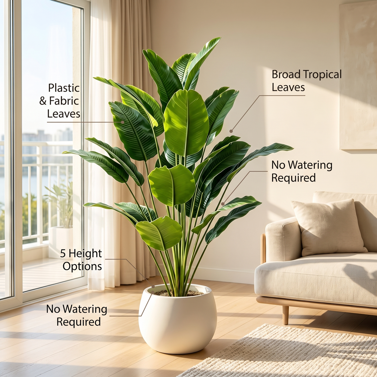 Artificial Bird of Paradise benefits