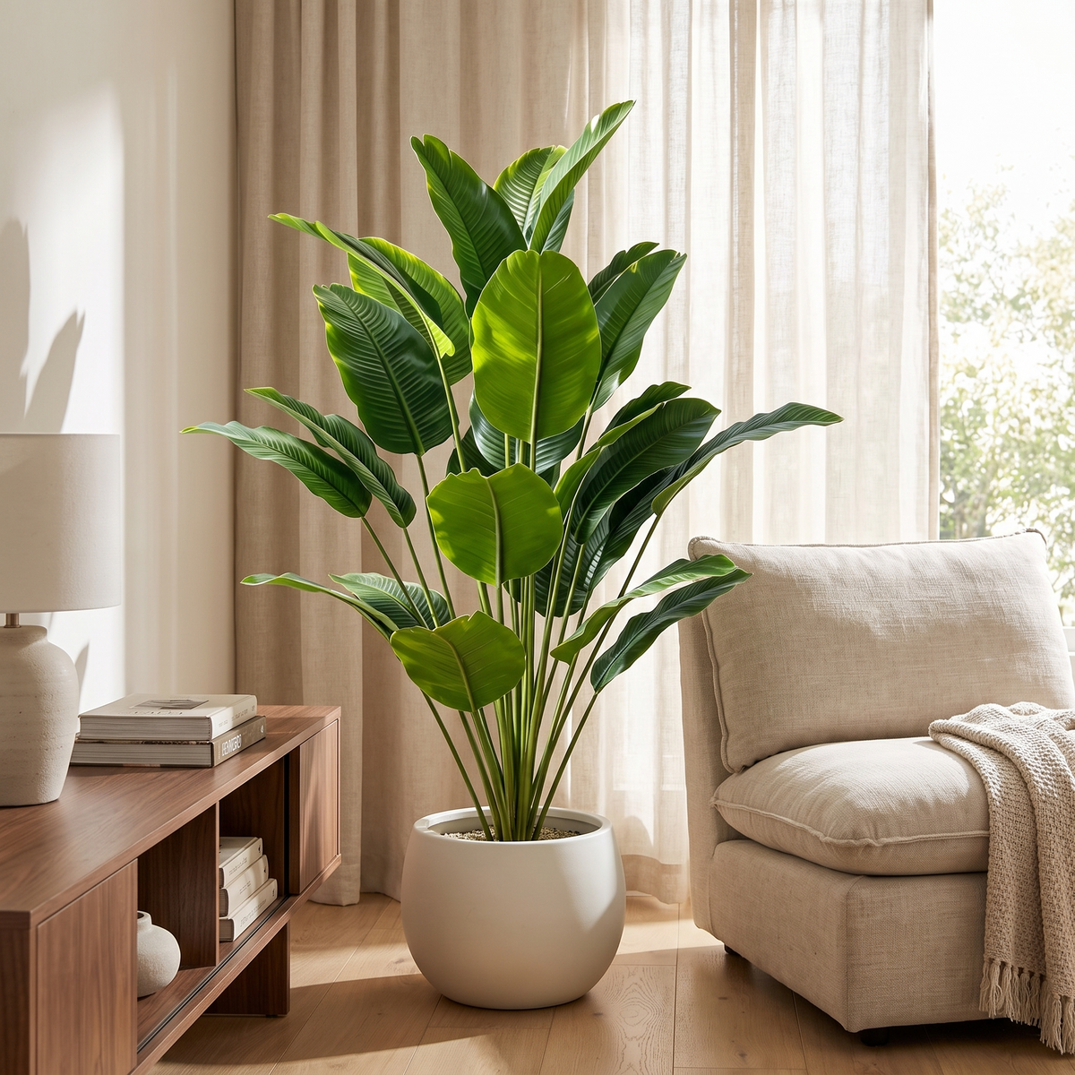 Artificial Bird of Paradise lifestyle scene