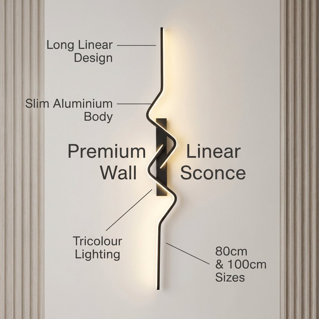 Linear LED wall light benefits