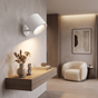 Rechargeable wall sconce white variant